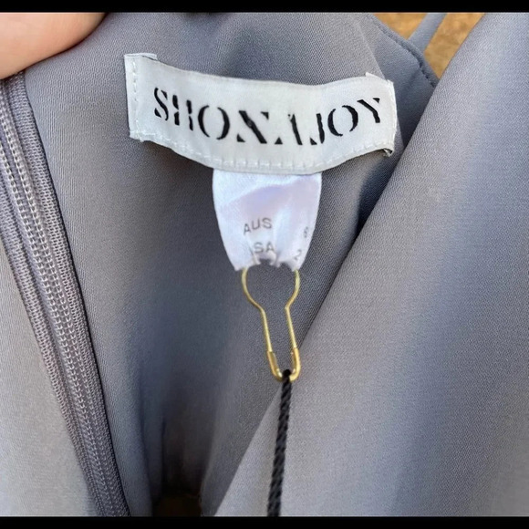Shona Joy Core Cocktail Dress - Grey size 2 - Picture 8 of 16
